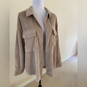 Women’s Corduroy Button Down Shirt